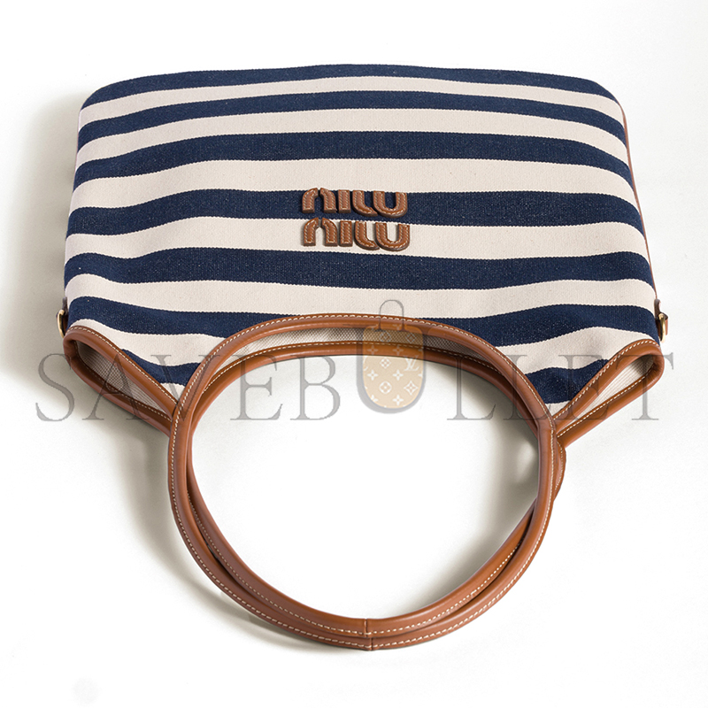 M1v M1v ivy canvas and leather bag 5bg231_2ibb (40*35cm)
